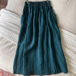 notPERFECTLINEN Linen Oia Skirt